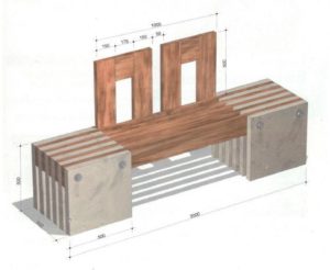 Размеры скамейки